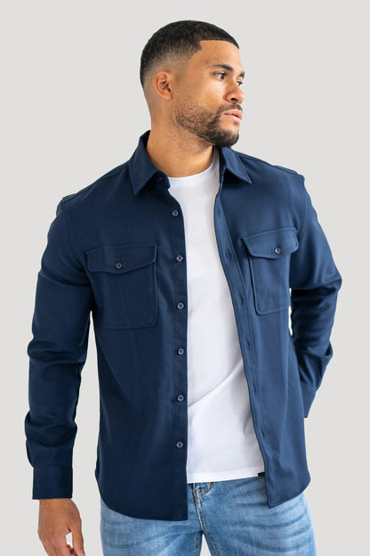 THE PLATO JACKET - NAVY BLUE