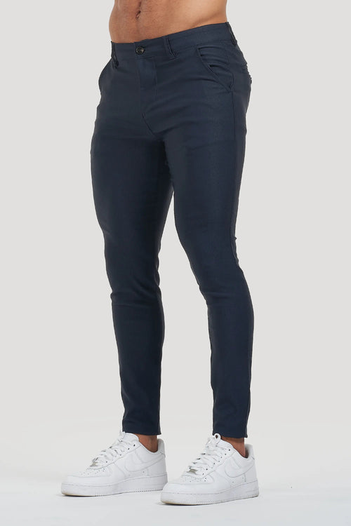 THE MILANO TROUSERS - DARK BLUE