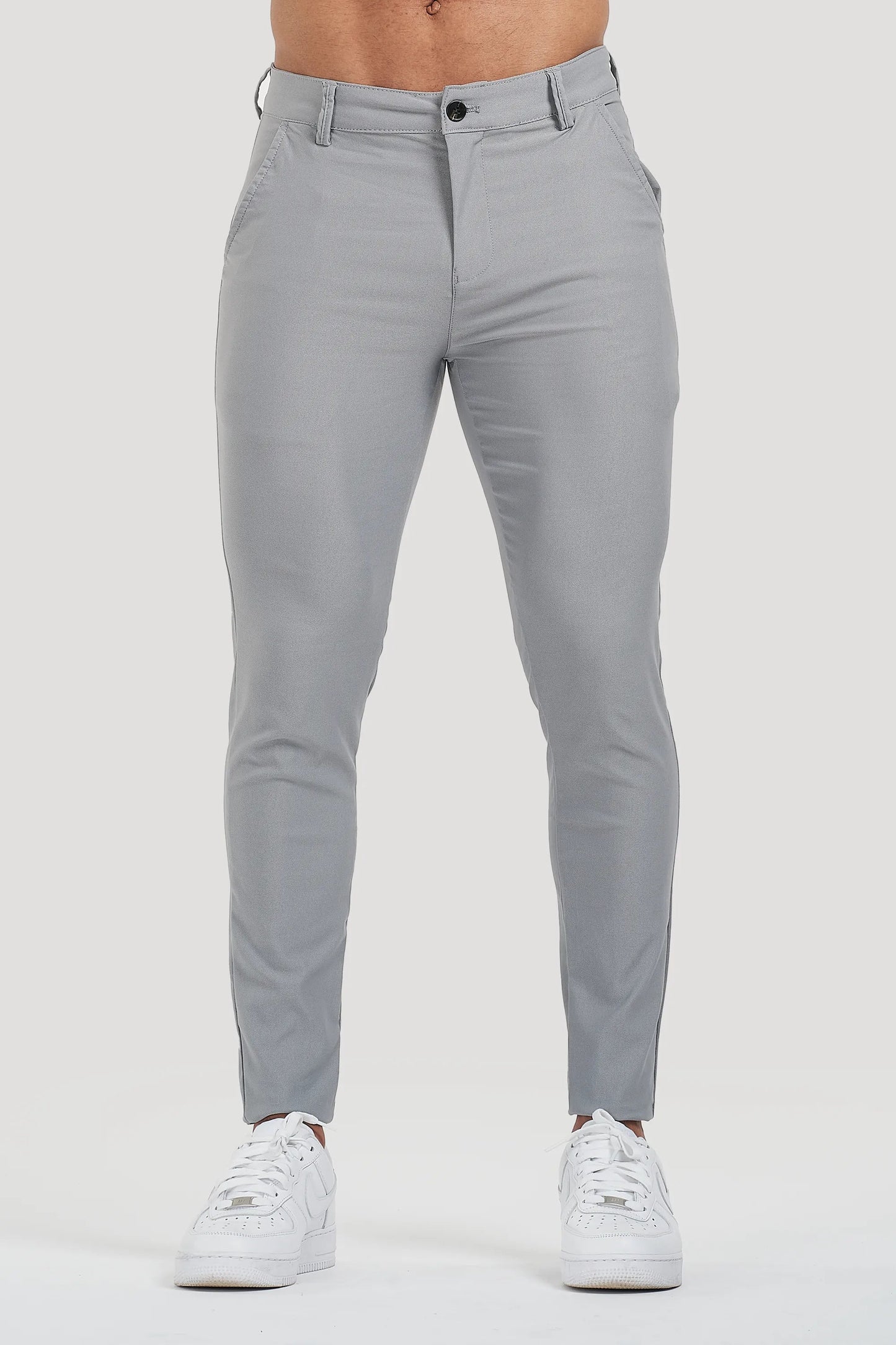 THE MILANO TROUSERS - LIGHT GREY