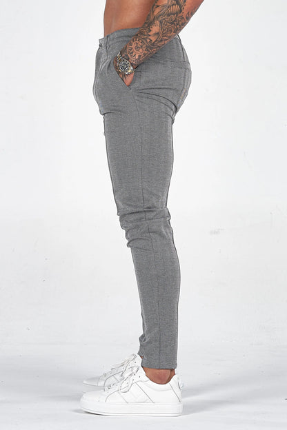 THE CHEVRON TROUSERS - GREY