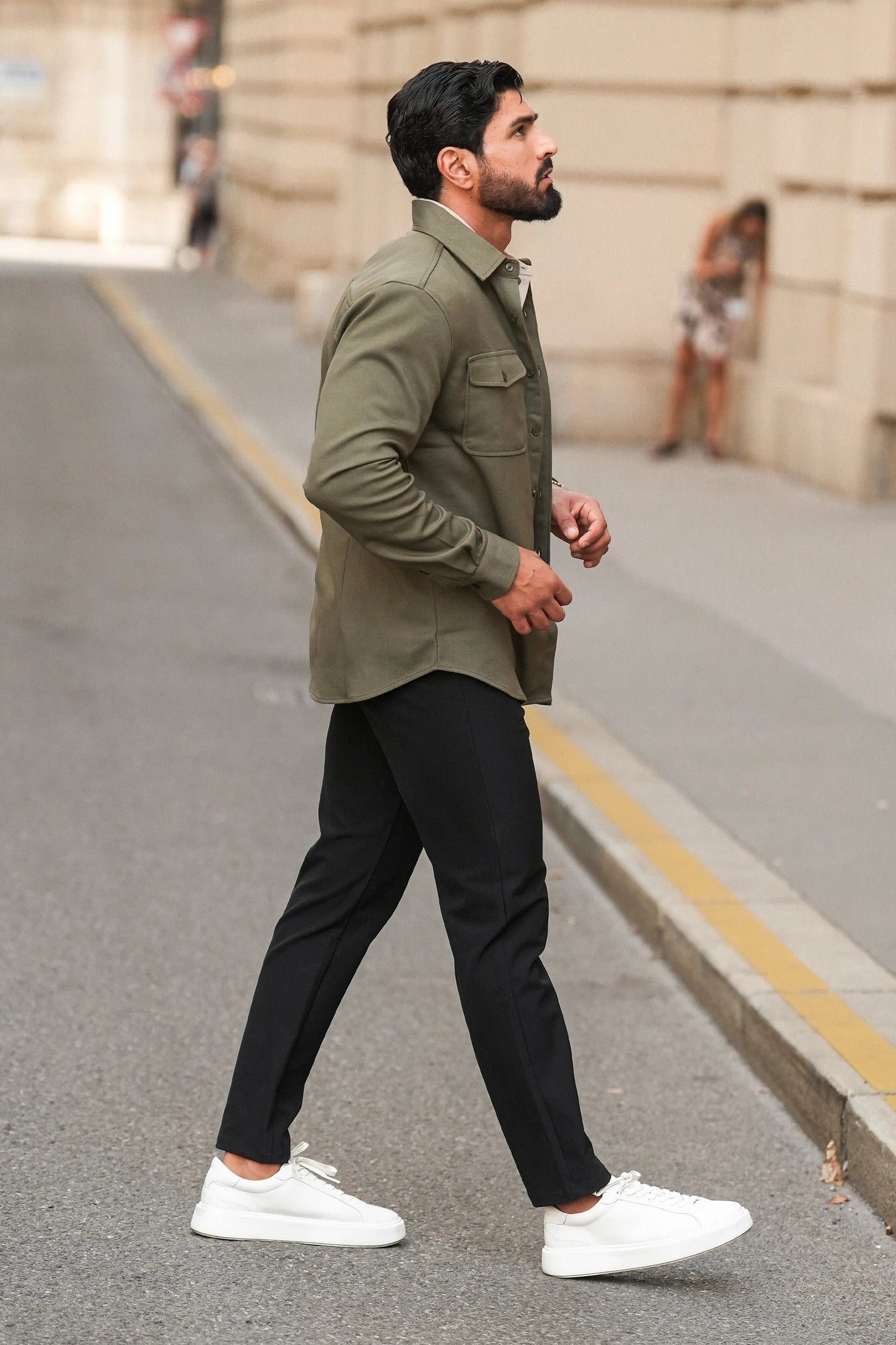 THE PLATO JACKET - ARMY GREEN