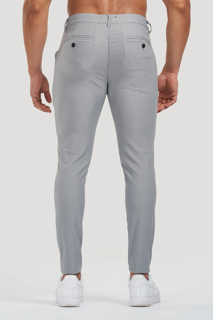 THE MILANO TROUSERS - LIGHT GREY