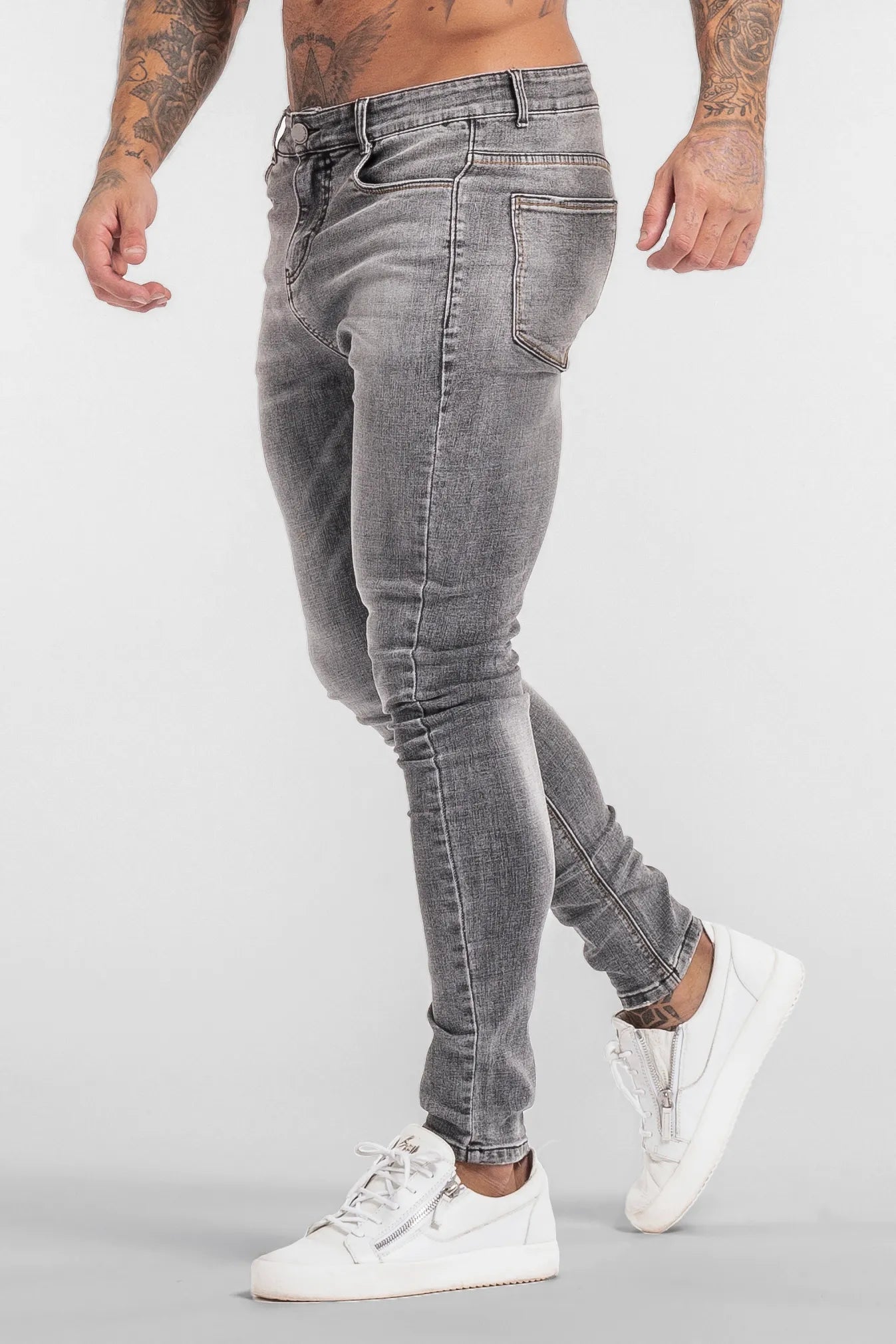 THE LORENZO JEANS - GREY - ICON. AMSTERDAM