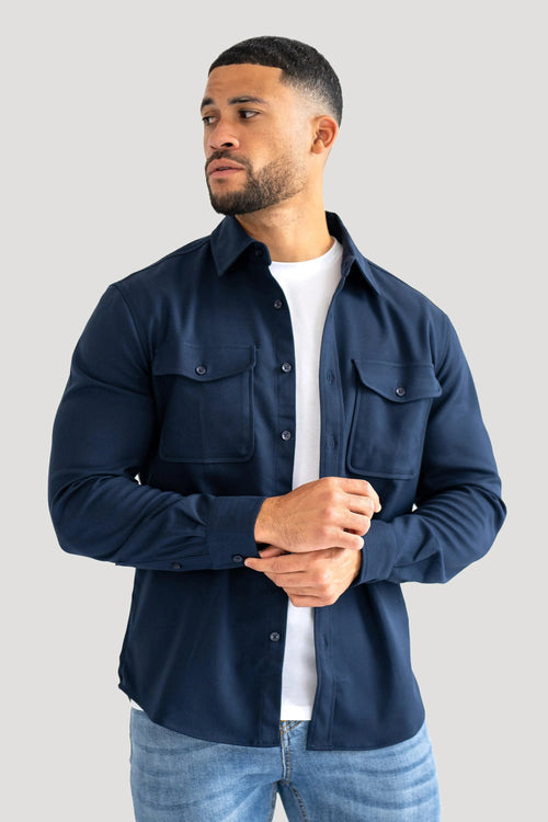 THE PLATO JACKET - NAVY BLUE