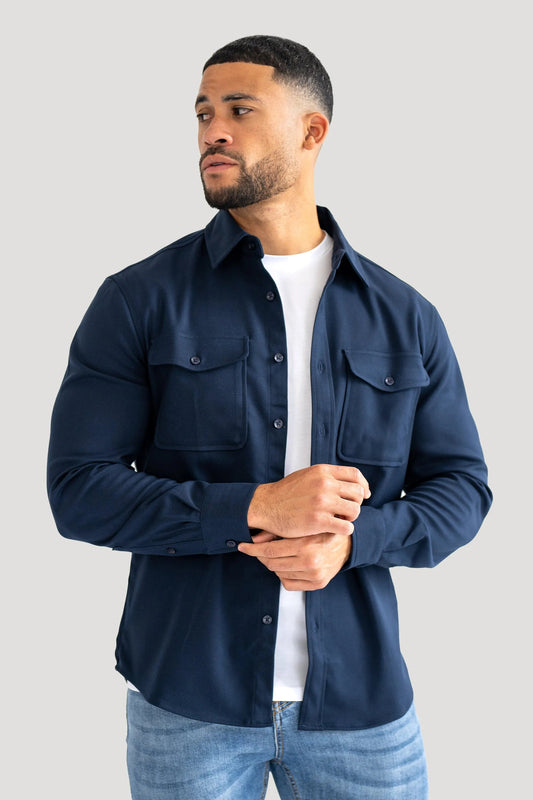 THE PLATO JACKET - NAVY BLUE