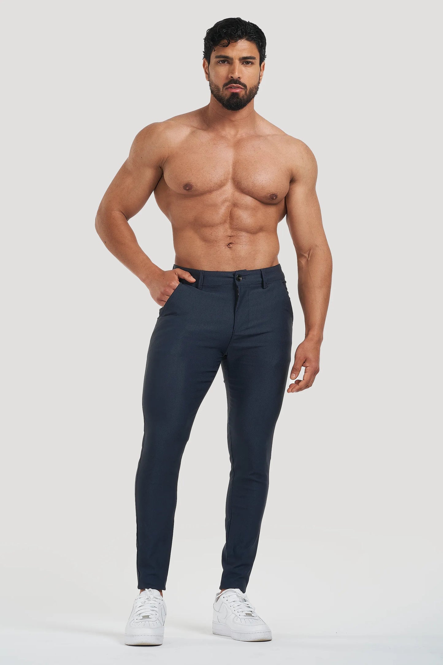 THE MILANO TROUSERS - DARK BLUE