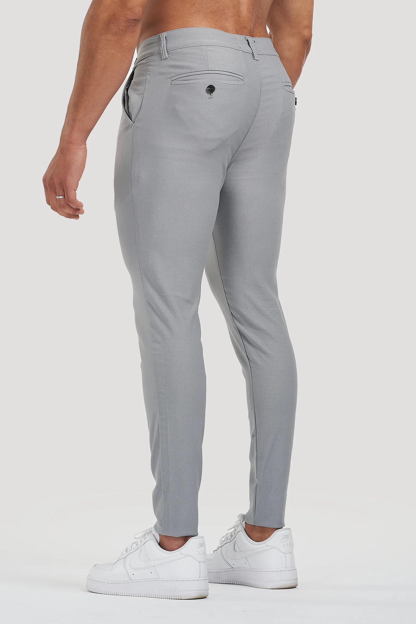 THE MILANO TROUSERS - LIGHT GREY