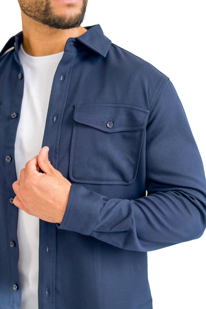 THE PLATO JACKET - NAVY BLUE