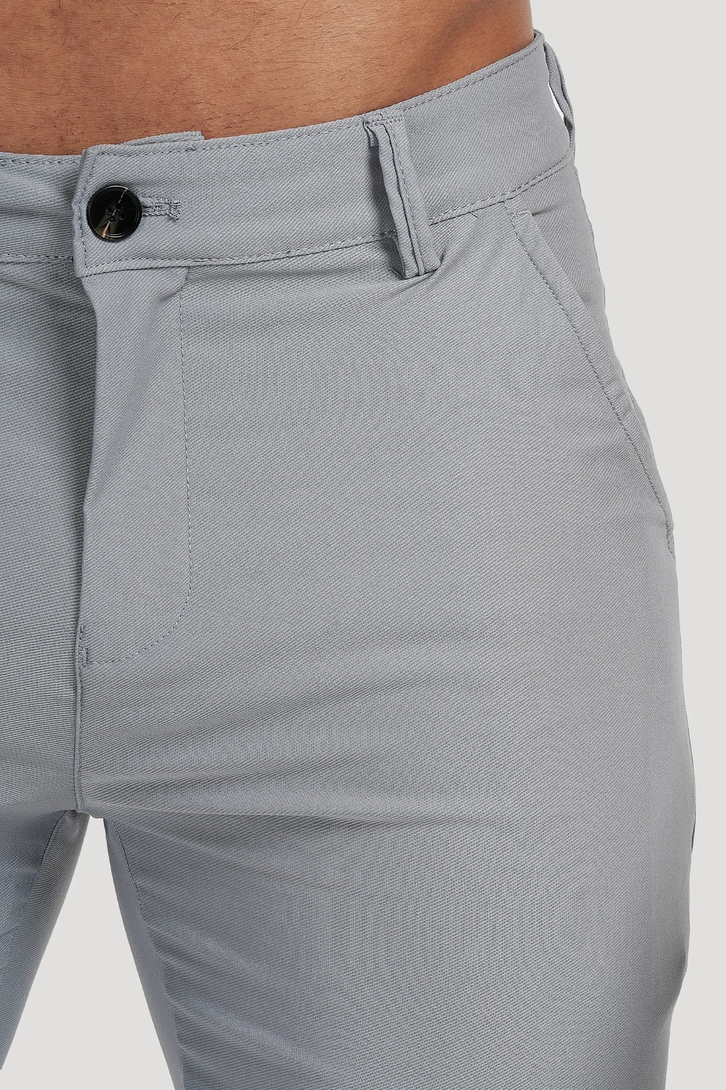 THE MILANO TROUSERS - LIGHT GREY