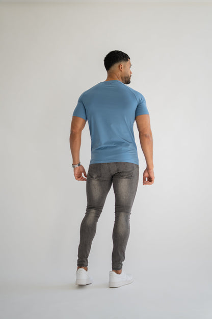 THE HERCULES BASIC TEE- CORONET BLUE