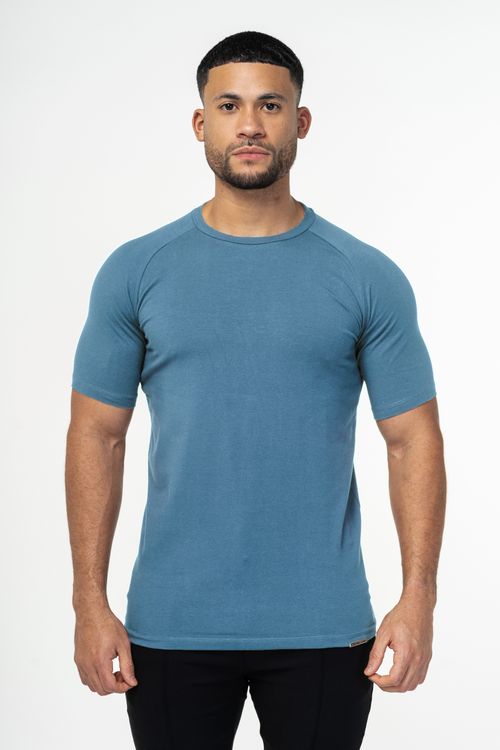 THE HERCULES BASIC TEE- CORONET BLUE