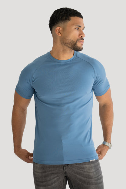 THE HERCULES BASIC TEE- CORONET BLUE