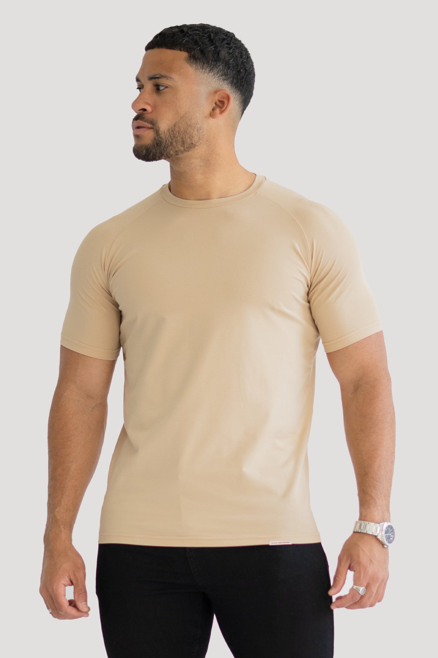 THE HERCULES BASIC TEE - IRISH CREAM