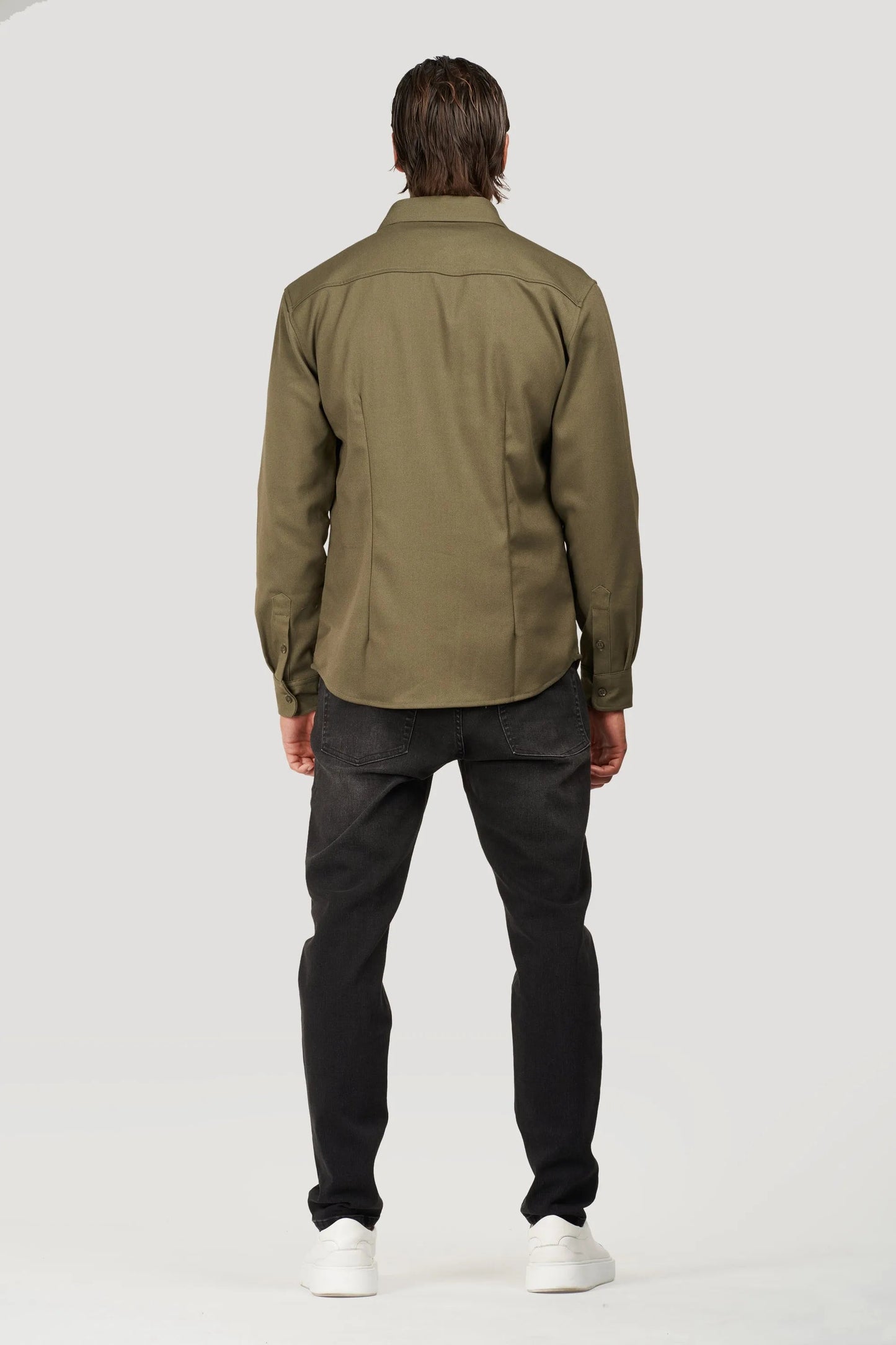 THE PLATO JACKET - ARMY GREEN