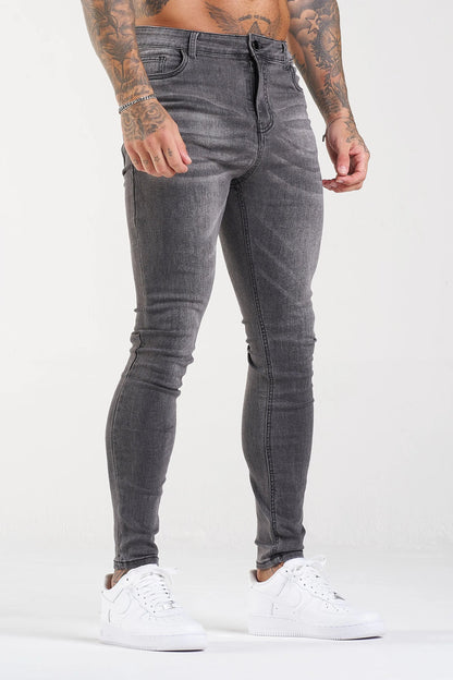 THE LORENZO JEANS - DARK GREY - ICON. AMSTERDAM