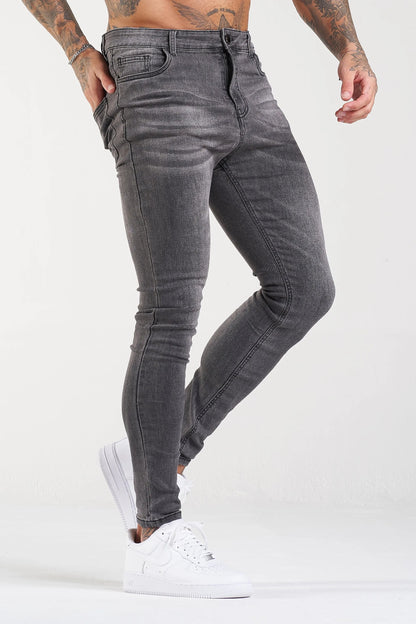 THE LORENZO JEANS - DARK GREY - ICON. AMSTERDAM