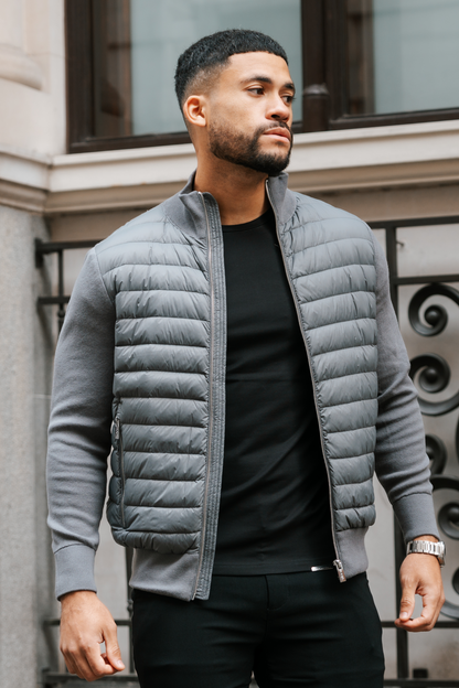 THE VALENCIA JACKET - CHARCOAL GREY