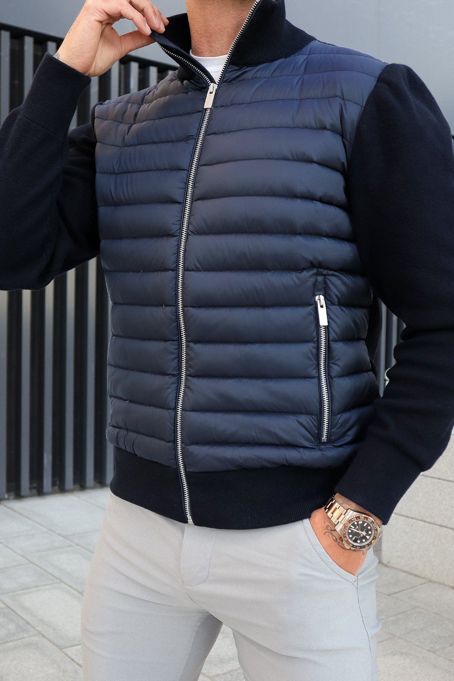 THE VALENCIA JACKET - NAVY