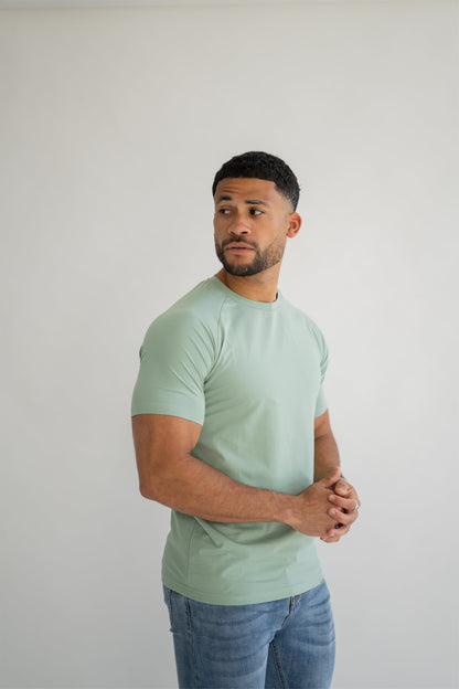 THE HERCULES BASIC TEE - ICEBERG GREEN