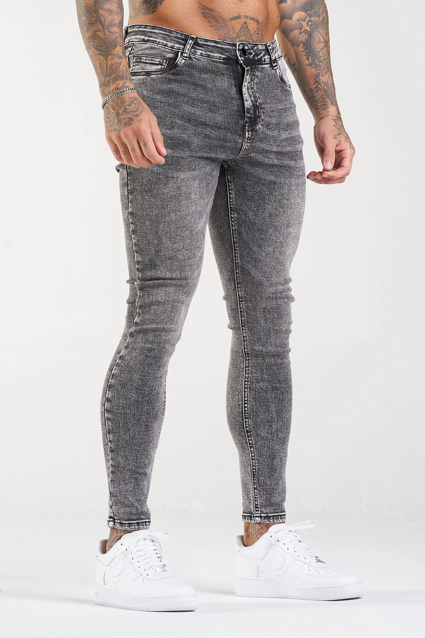 THE LORENZO JEANS - GREY - ICON. AMSTERDAM