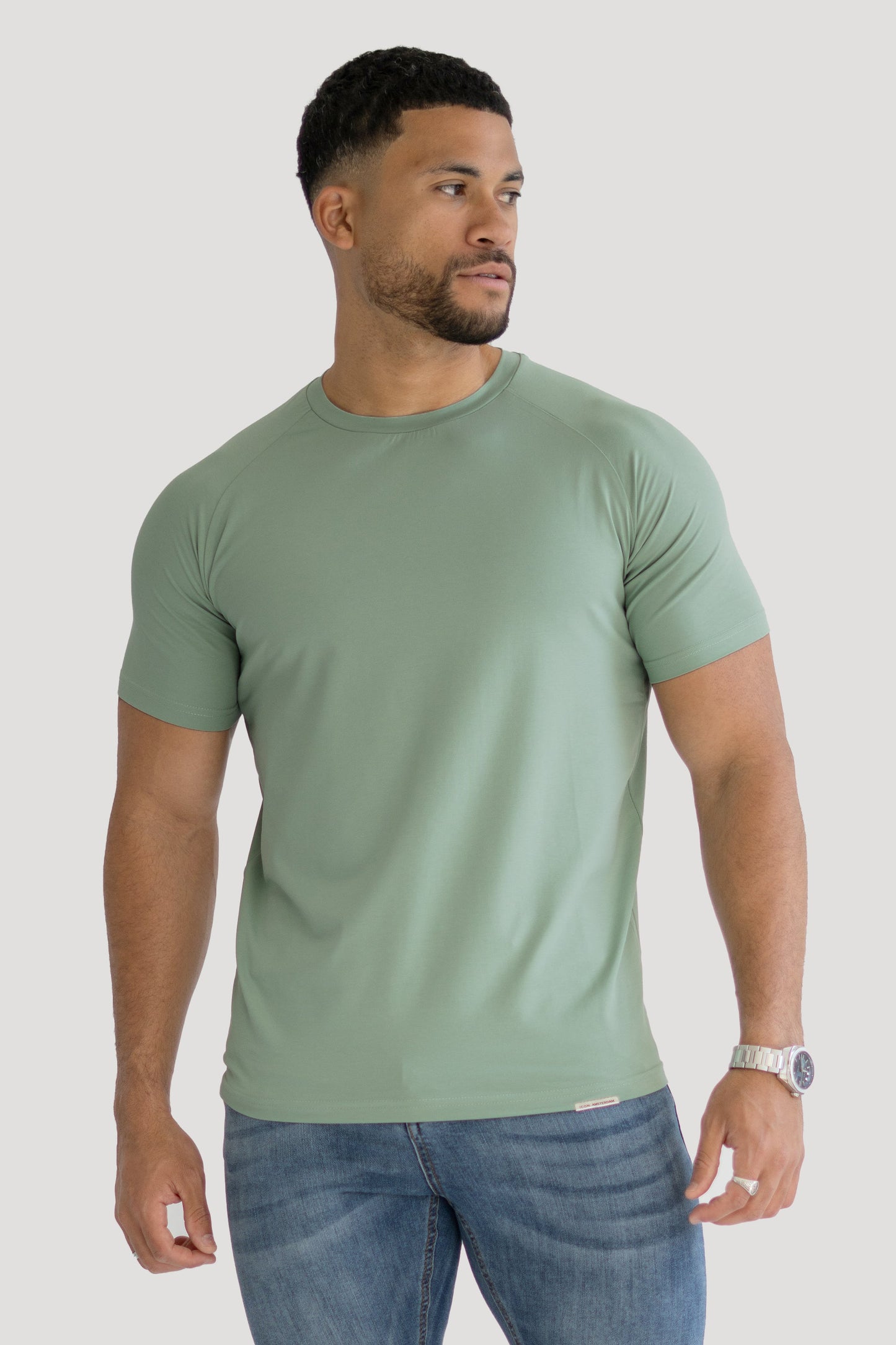 THE HERCULES BASIC TEE - ICEBERG GREEN