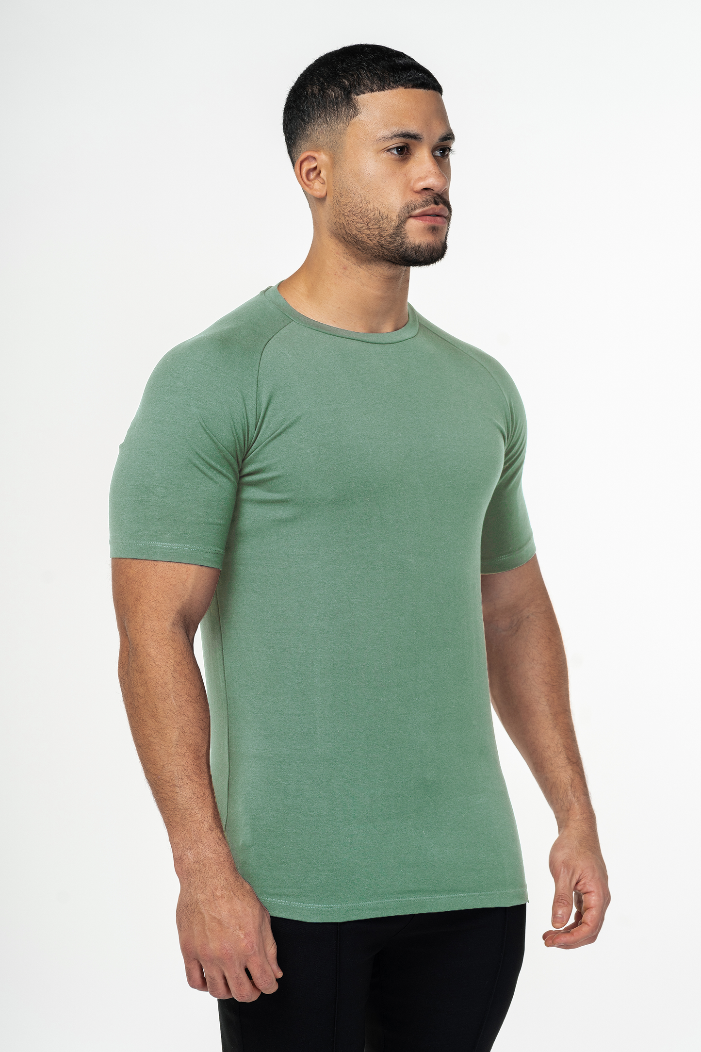 THE HERCULES BASIC TEE - ICEBERG GREEN