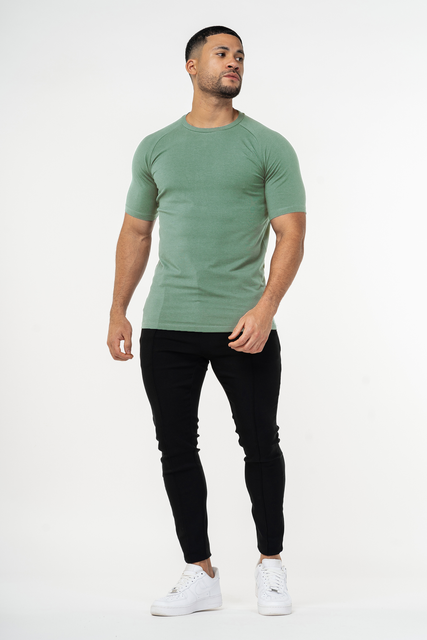 THE HERCULES BASIC TEE - ICEBERG GREEN