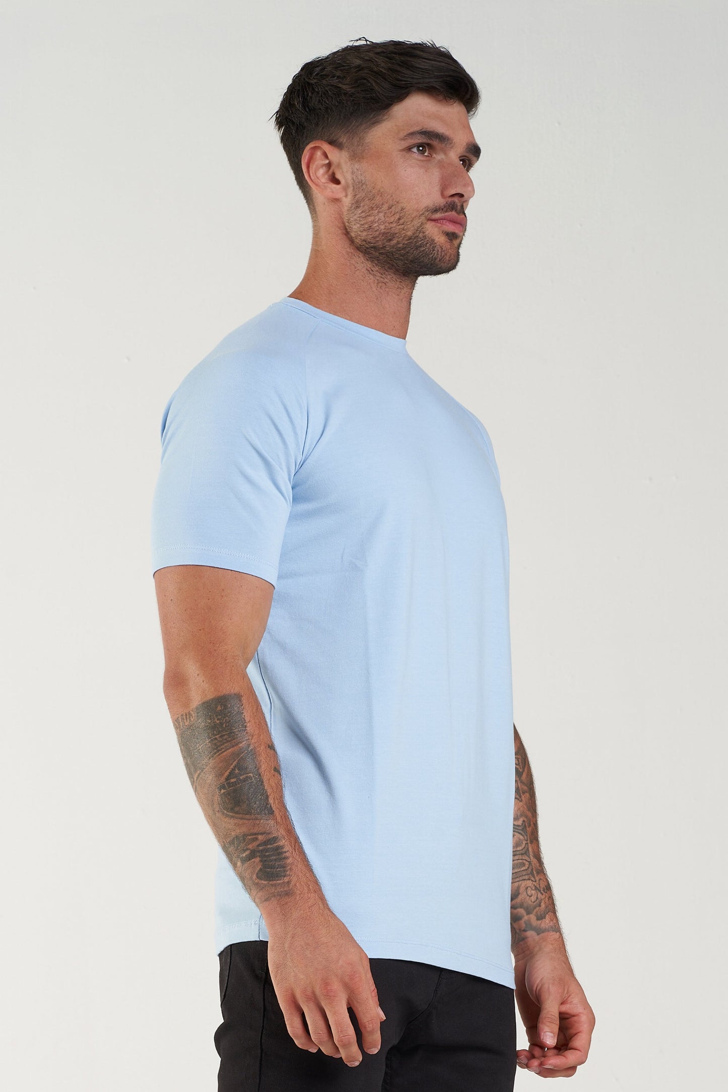 THE HERCULES BASIC TEE - LIGHT BLUE