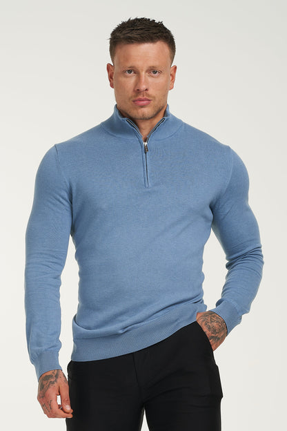 THE TOFINO HALF ZIP - CORONET BLUE