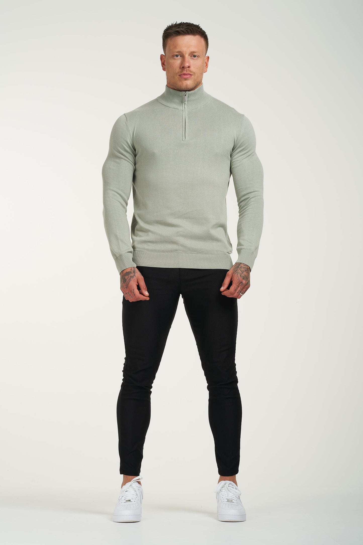 THE TOFINO HALF ZIP - ICEBERG GREEN