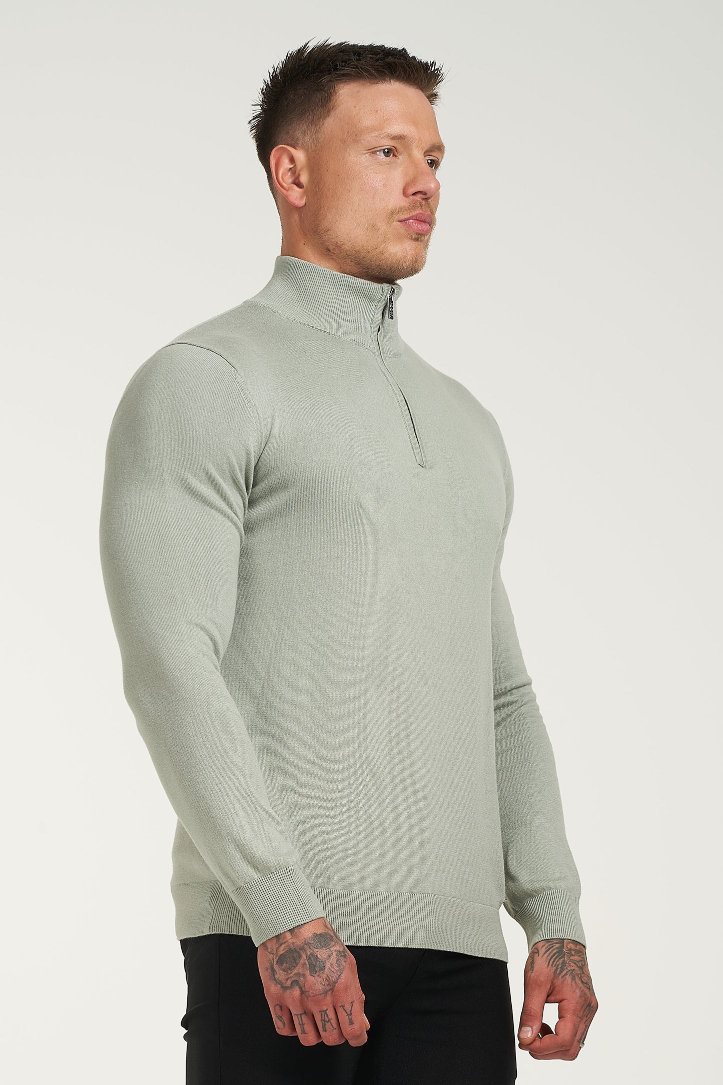 THE TOFINO HALF ZIP - ICEBERG GREEN