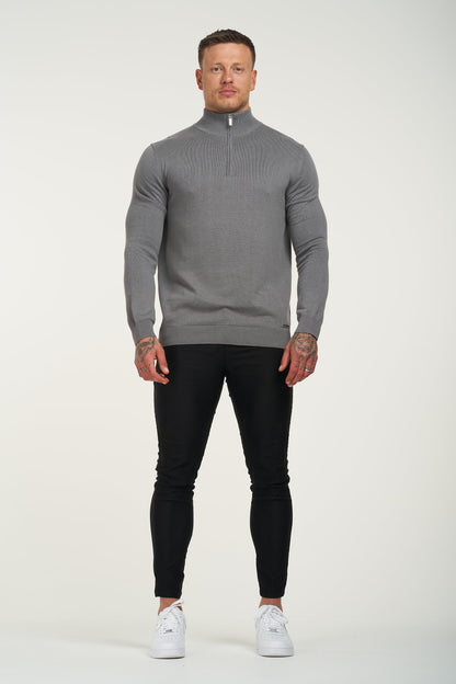 THE TOFINO HALF ZIP - DARK GREY