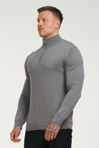 THE TOFINO HALF ZIP - DARK GREY