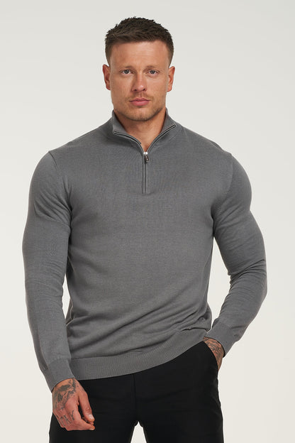 THE TOFINO HALF ZIP - DARK GREY