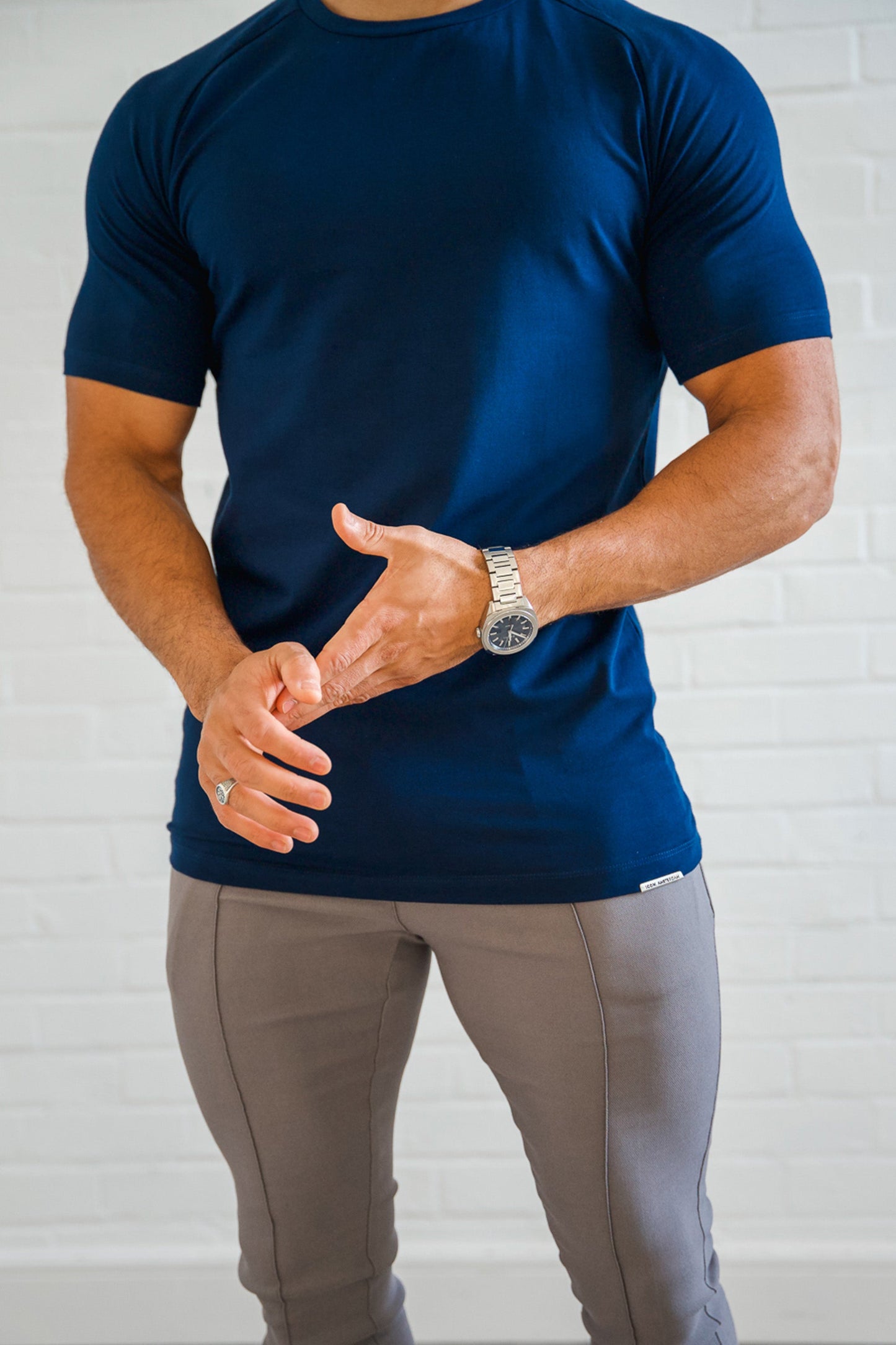 THE HERCULES BASIC TEE - DARK BLUE