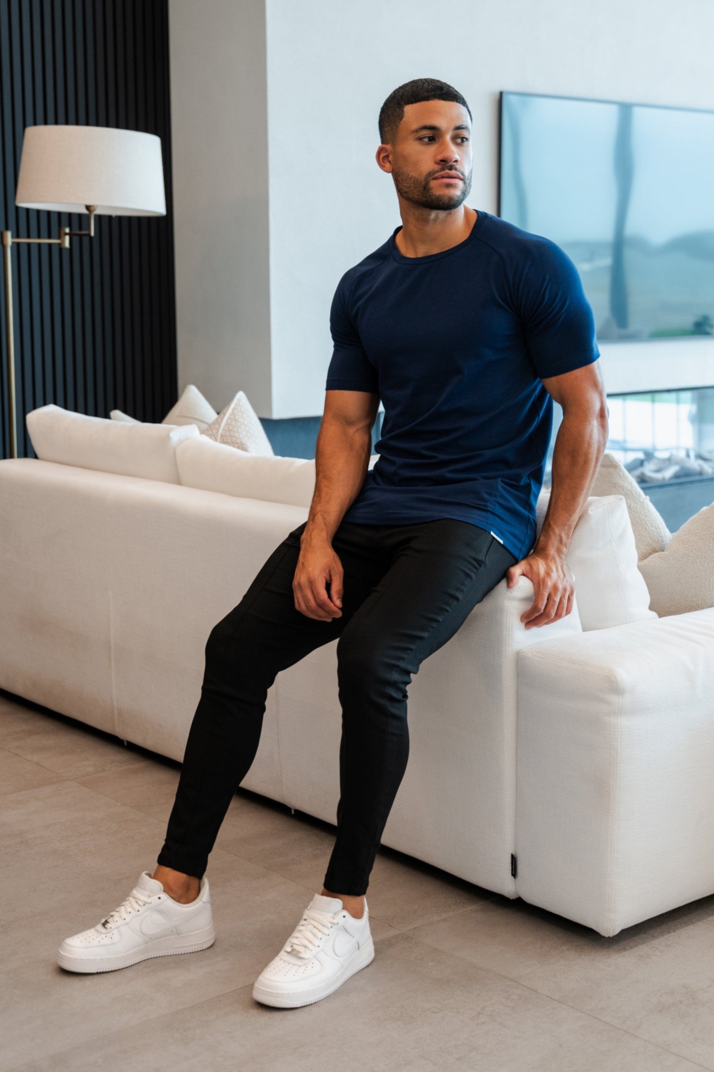 THE HERCULES BASIC TEE - DARK BLUE