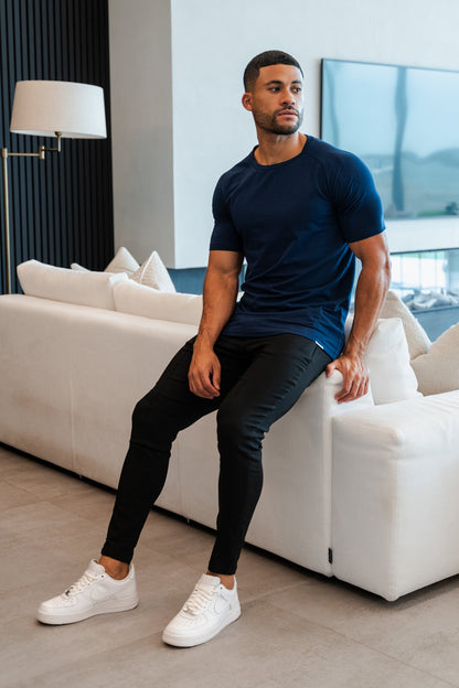 THE HERCULES BASIC TEE - DARK BLUE