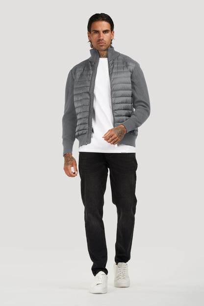 THE VALENCIA JACKET - CHARCOAL GREY