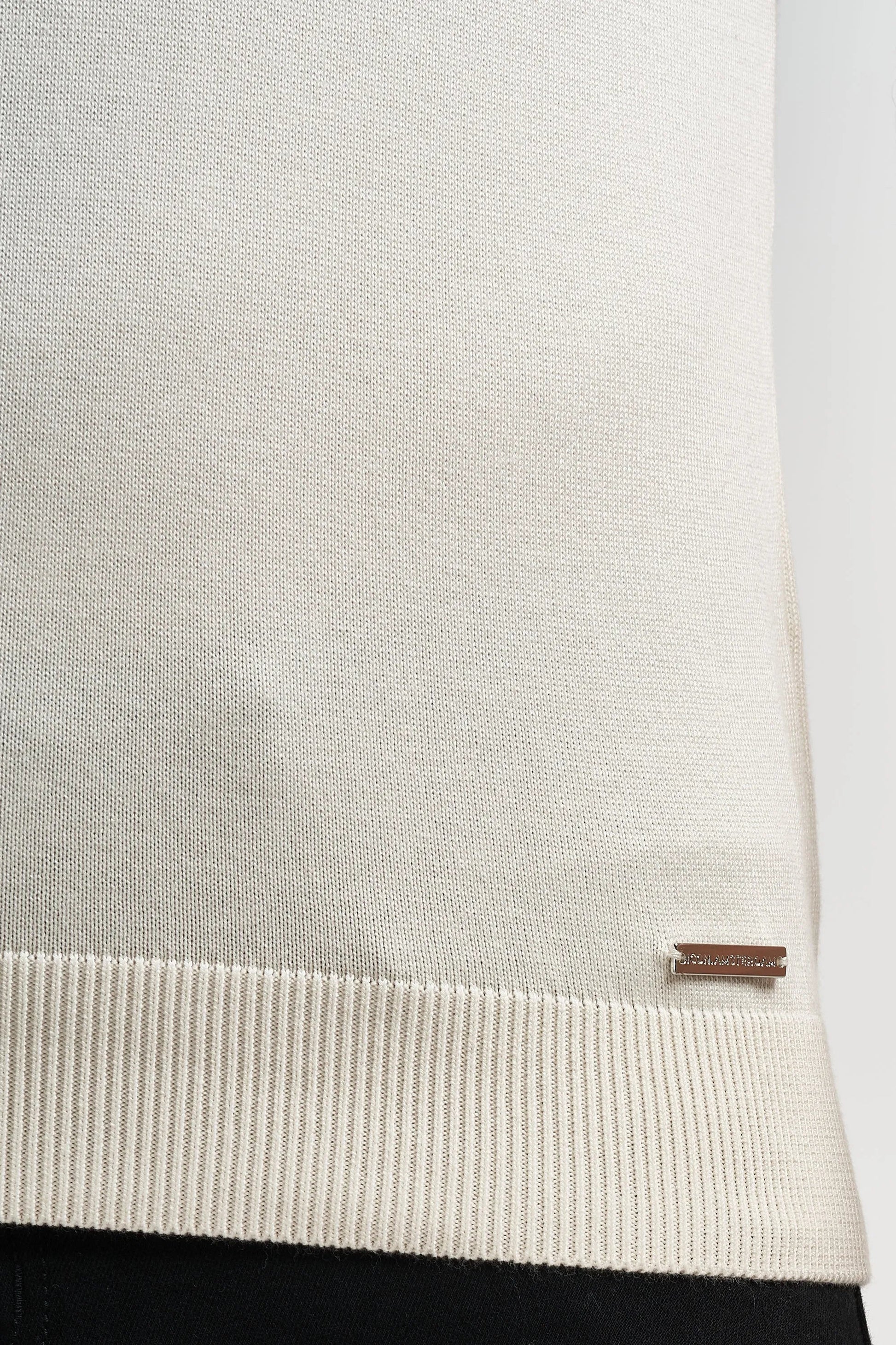 THE VIDA - SHORTSLEEVE POLO - BEIGE - ICON. AMSTERDAM