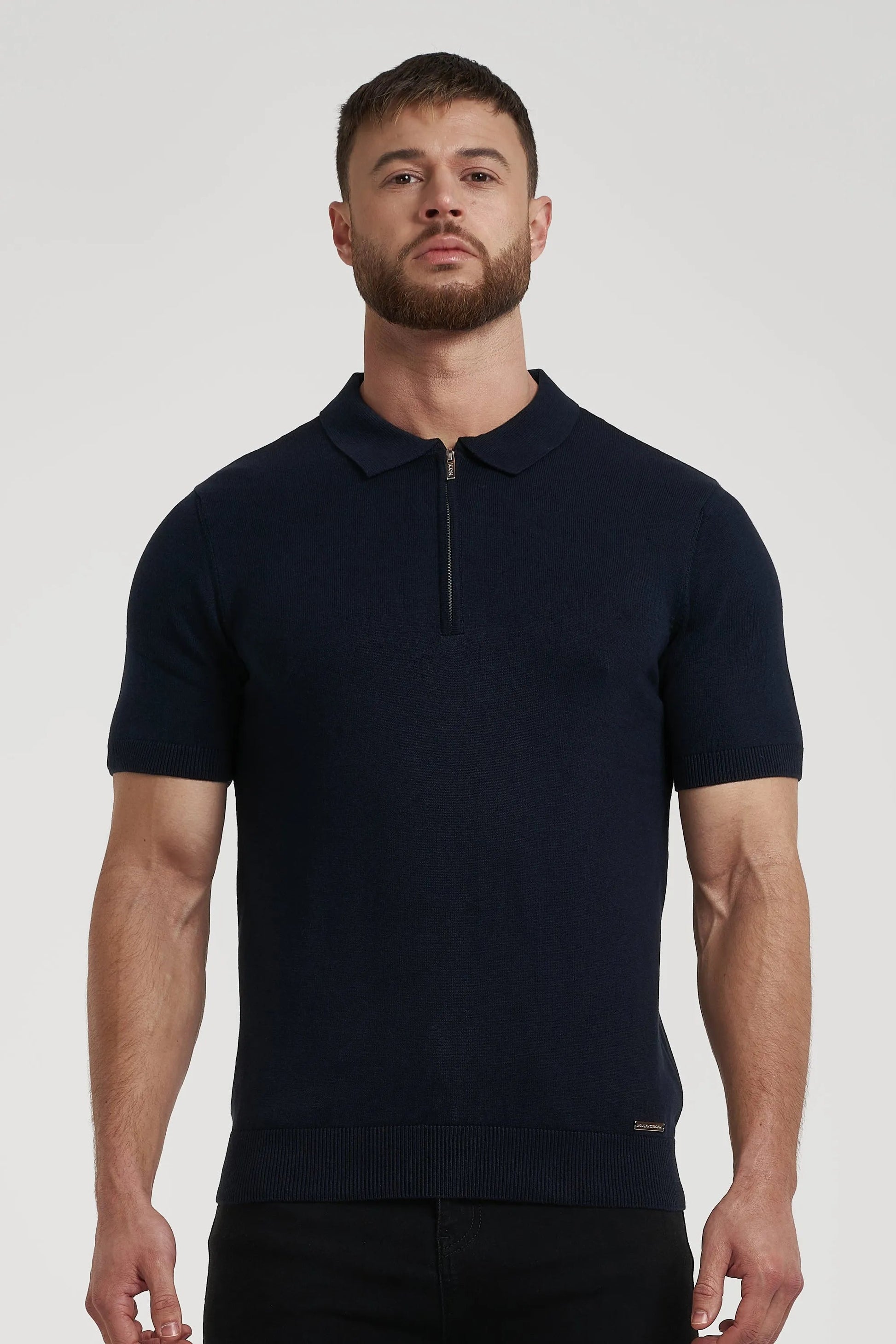 THE VIDA - SHORTSLEEVE POLO - BLUE - ICON. AMSTERDAM