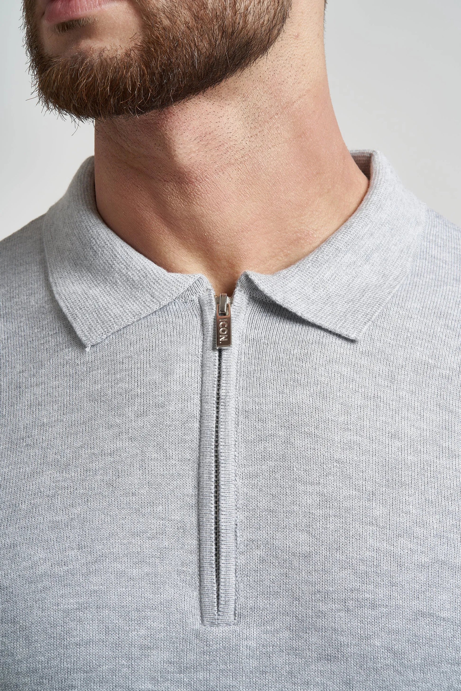 THE VIDA - SHORTSLEEVE POLO - GREY - ICON. AMSTERDAM