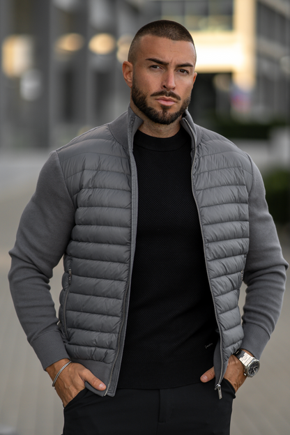 THE VALENCIA JACKET - CHARCOAL GREY